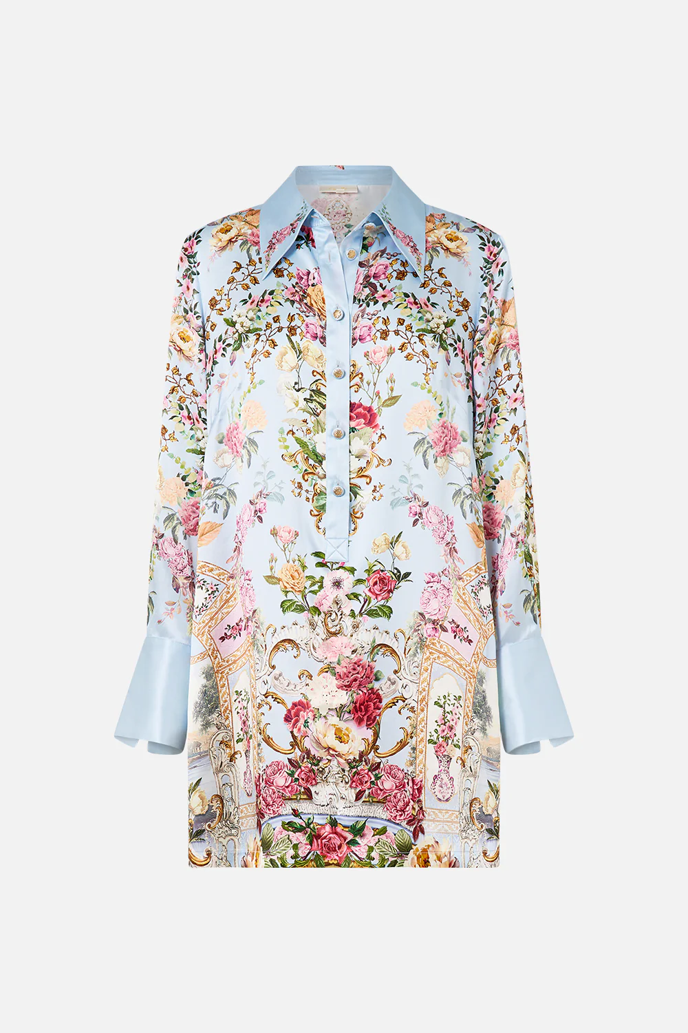 MINI SHIRT DRESS TILED IN TIME - Image 3