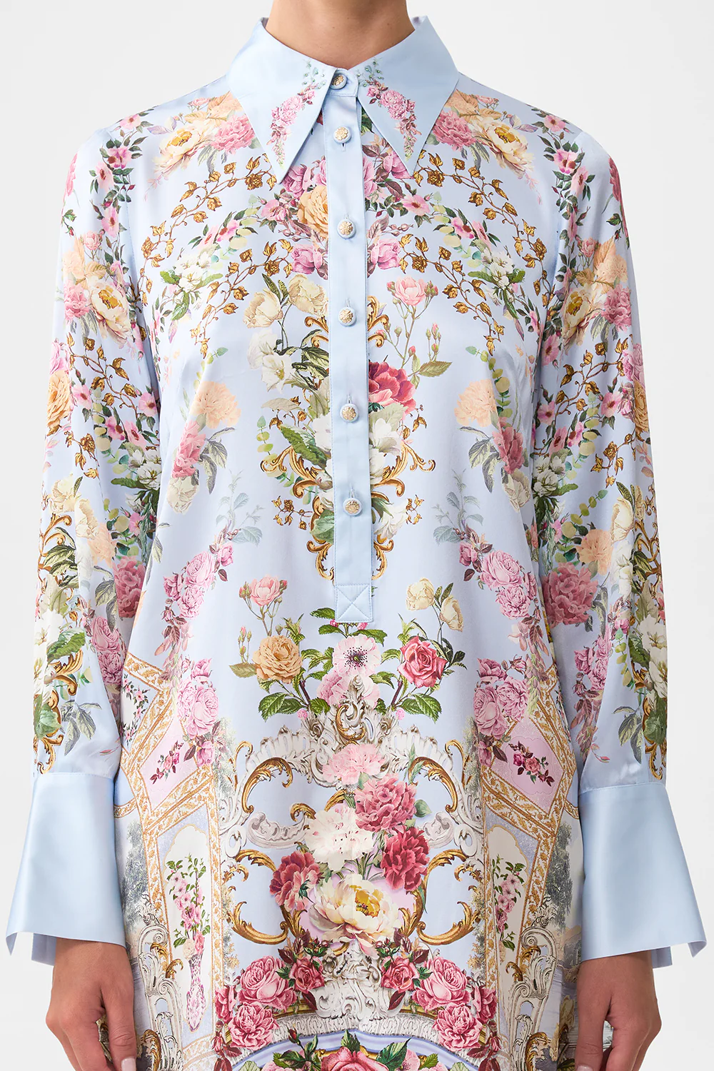 MINI SHIRT DRESS TILED IN TIME - Image 6