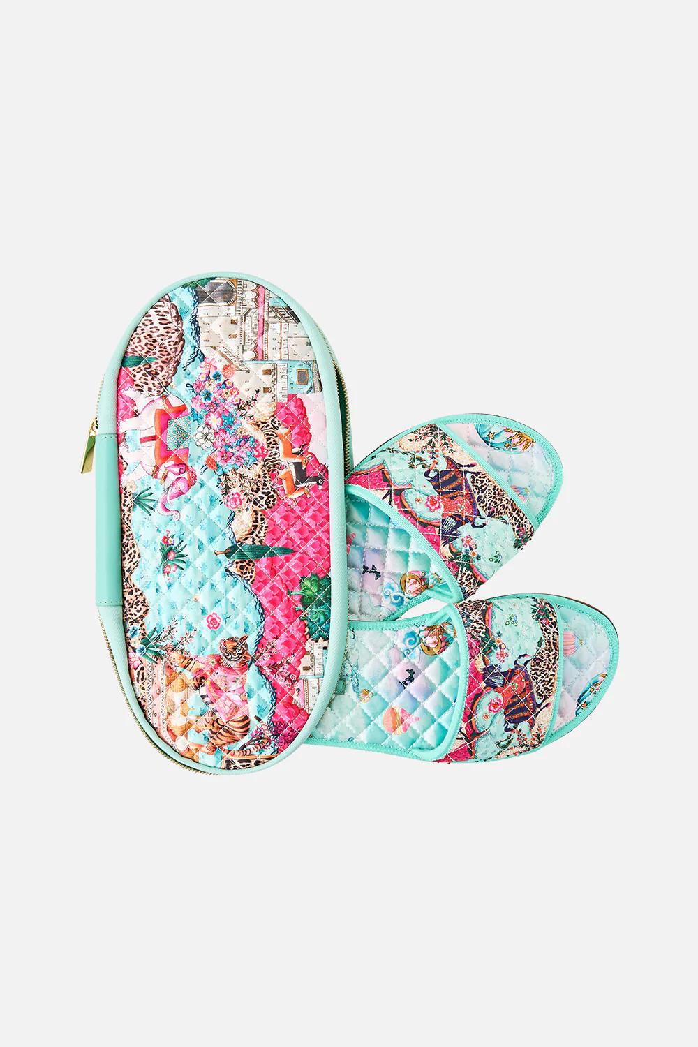 SLIPPERS WITH TRAVEL CASE MINIATURE MOMENTS - Image 2