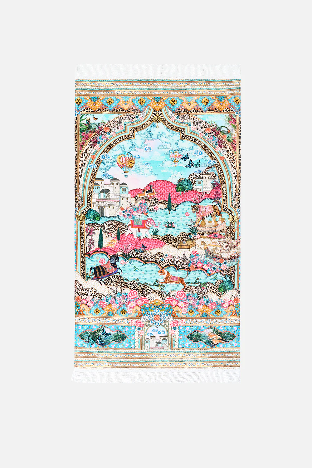 BEACH TOWEL WITH FRINGE MINIATURE MOMENTS - Image 2