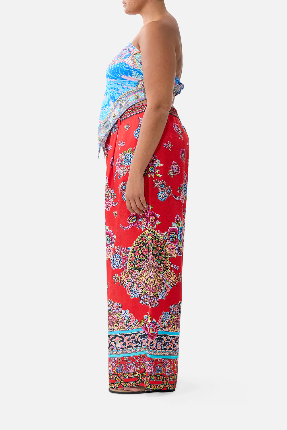 WIDE LEG WAISTED PANT ARTISANS OF ANATOLIA - Image 10