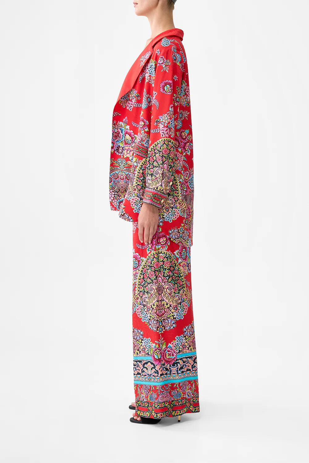 WIDE LEG WAISTED PANT ARTISANS OF ANATOLIA - Image 4