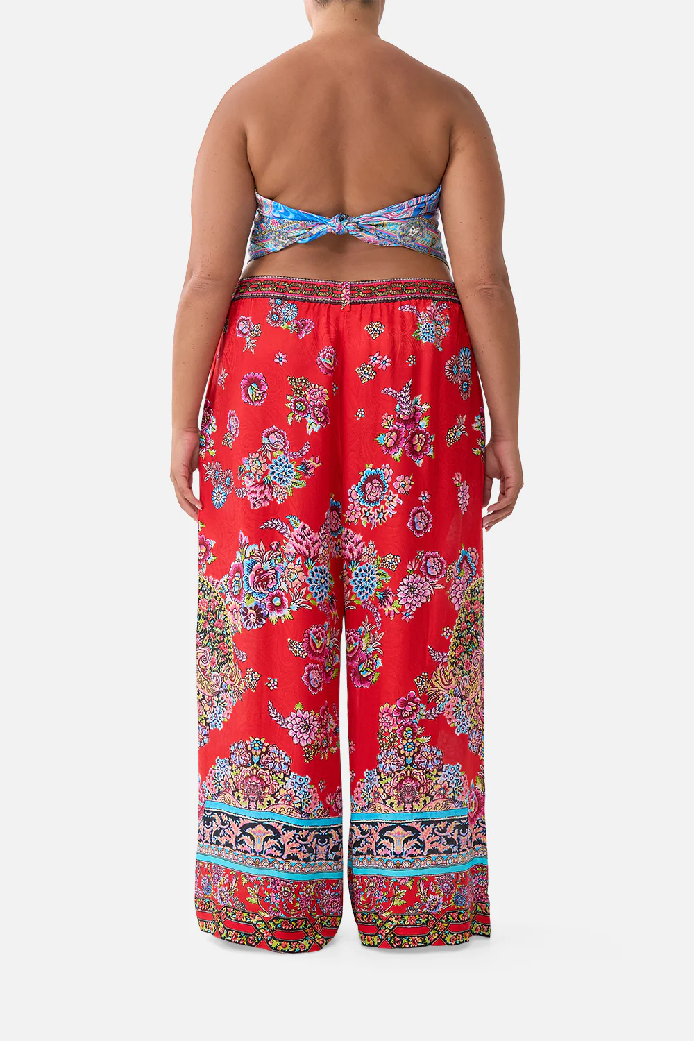 WIDE LEG WAISTED PANT ARTISANS OF ANATOLIA - Image 9