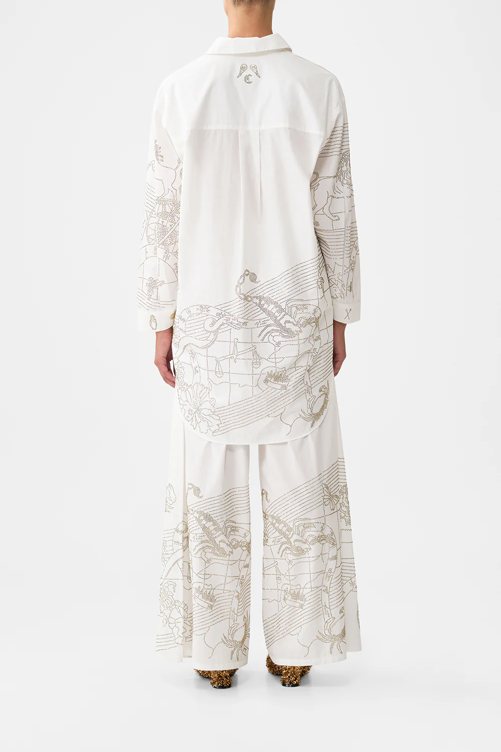 SHIRT TUNIC WITH SIDE BUTTONS HOUSE OF HOROSCOPES - Image 2