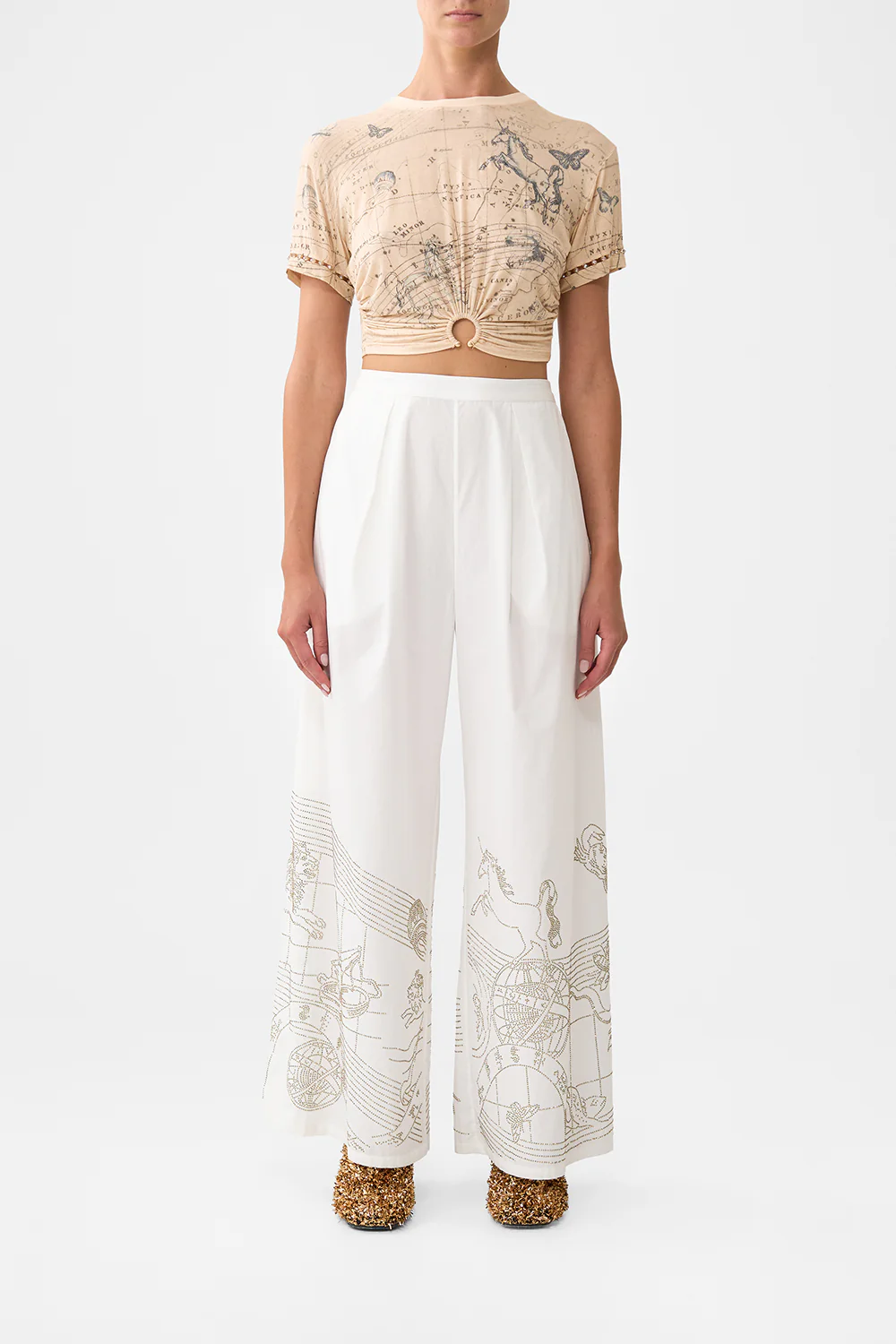 TUCK FRONT PANT HOUSE OF HOROSCOPES