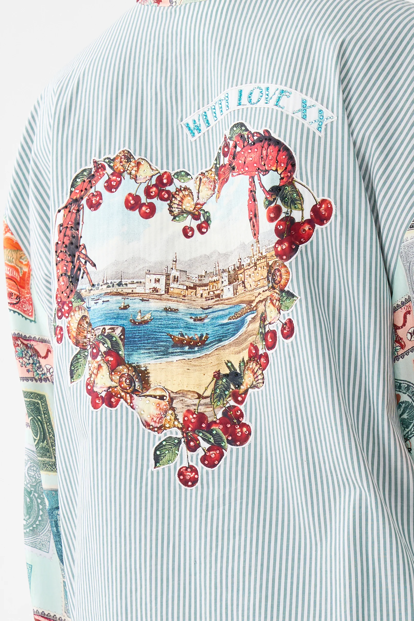 LONG SLEEVE OVERSIZED SHIRT WITH POCKET WITH LOVE FROM TÜRKIYE - Image 6