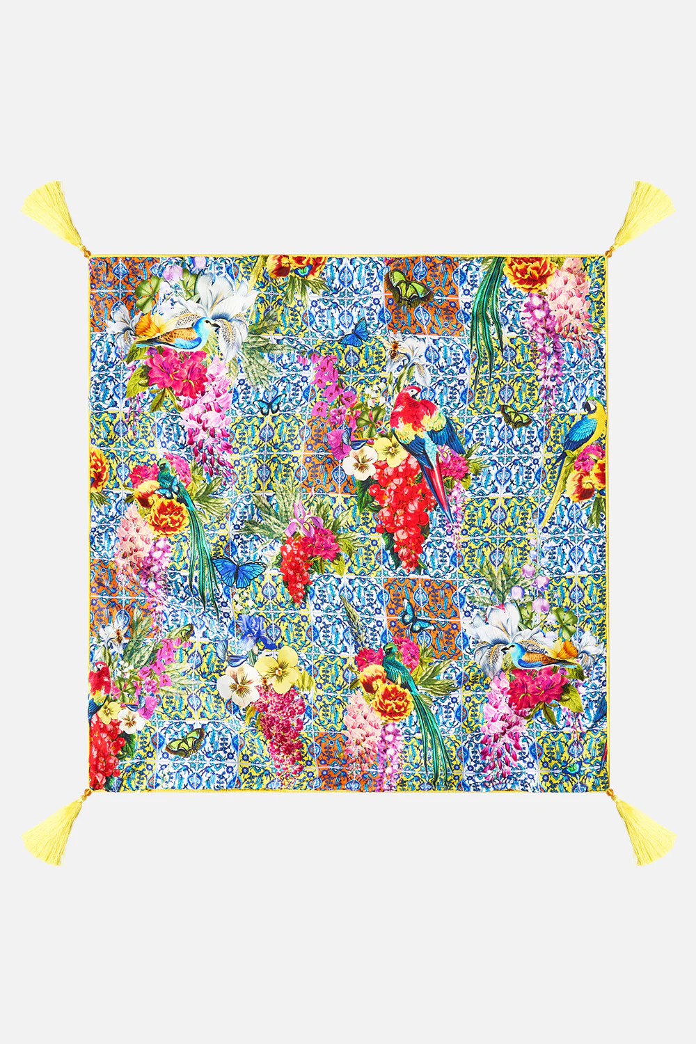 LARGE SQUARE CUSHION SULTANAHMET SUMMER - Image 2