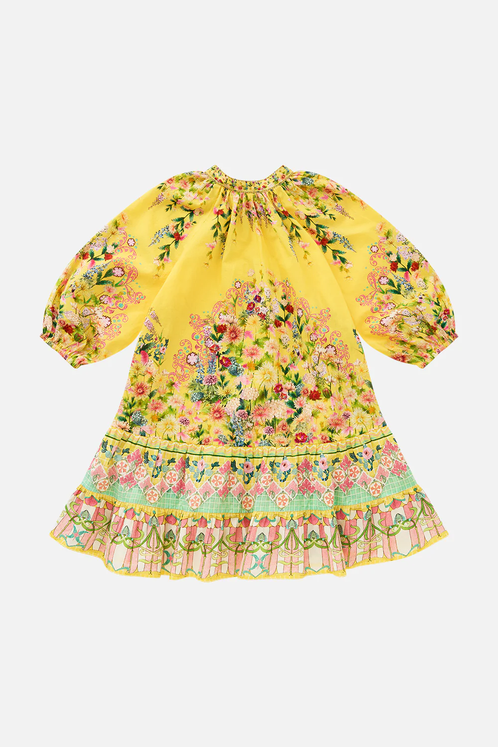 KIDS SHIRT MINI DRESS WITH PUFF SLEEVE LADY LIMONADA - Image 2