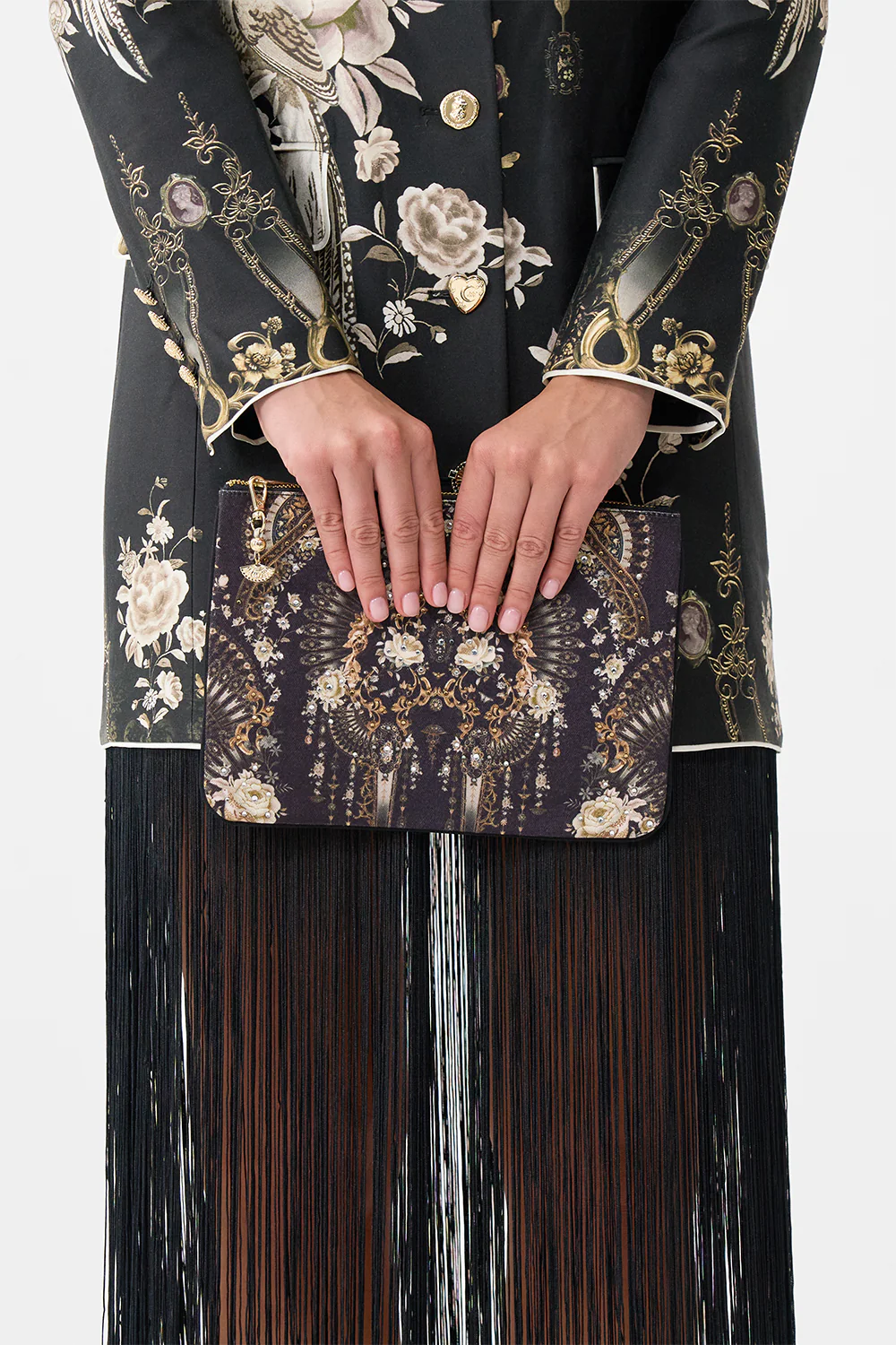 SMALL CANVAS CLUTCH FLAMENCO FOLKLORE - Image 5