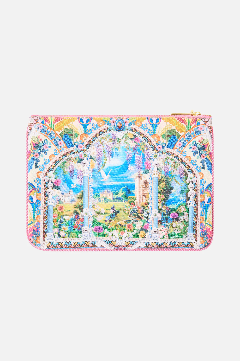 SMALL CANVAS CLUTCH NAVÀS NOUVEAU - Image 2