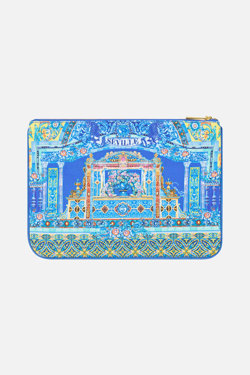 SMALL CANVAS CLUTCH BENEATH THE ANDALUSIAN SUN - Image 2