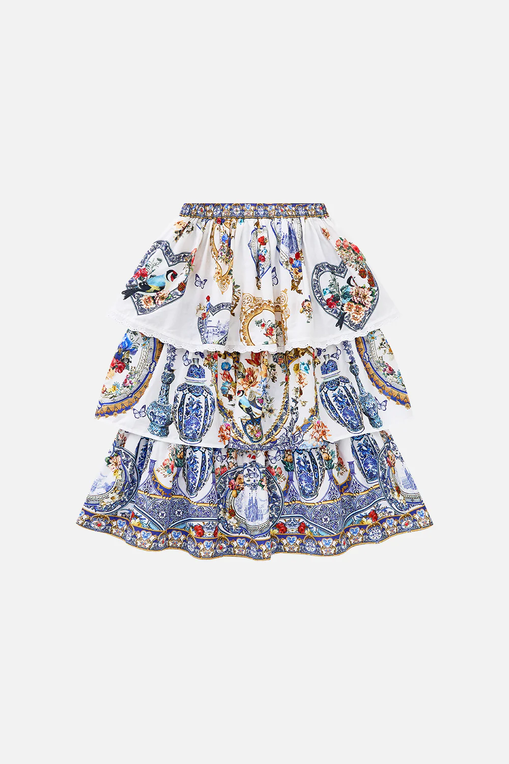 KIDS LAYERED RUFFLE MAXI SKIRT THE POTTERY PARLOUR - Image 2