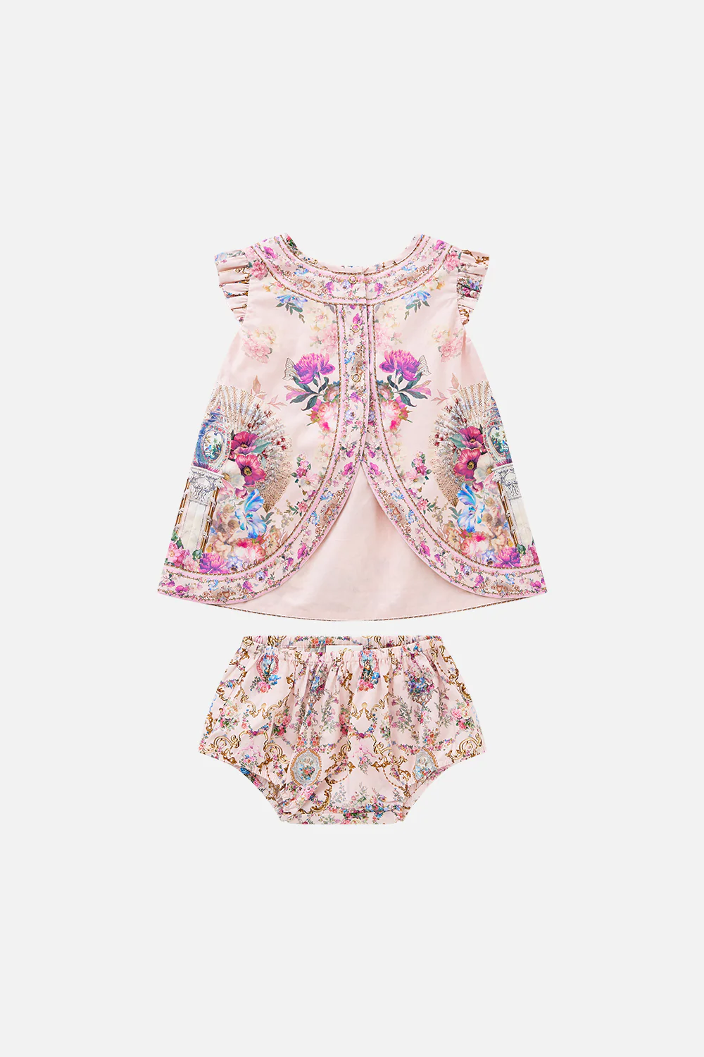 BABIES FRILL SLEEVE TOP AND BLOOMER SET CASA DE FIERAS - Image 2