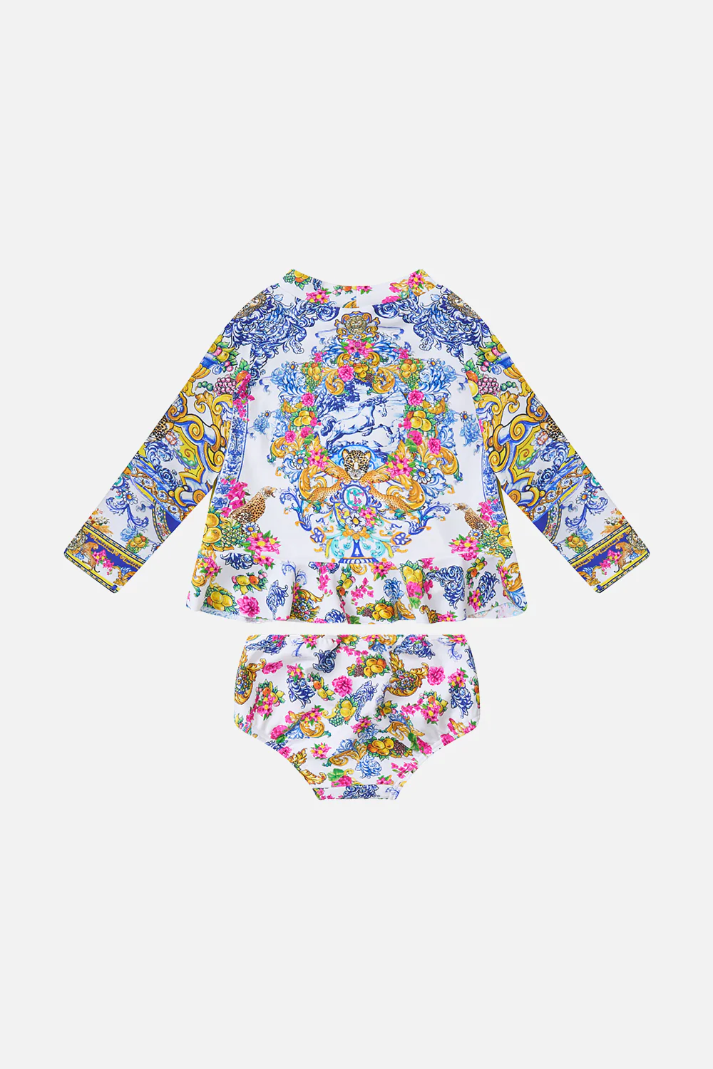 BABIES FRILL HEM RASHIE WITH BIKINI BOTTOM SET ESPAÑA NIRVANA - Image 2