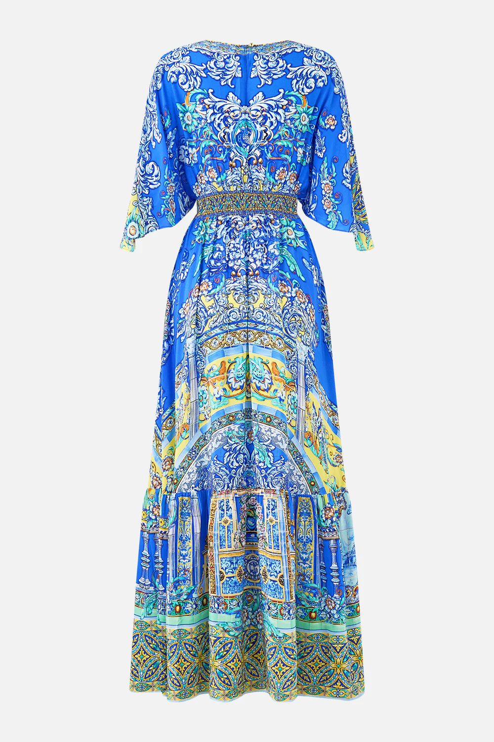 WAISTED DRESS WITH HEM RUFFLE BENEATH THE ANDALUSIAN SUN - Image 7