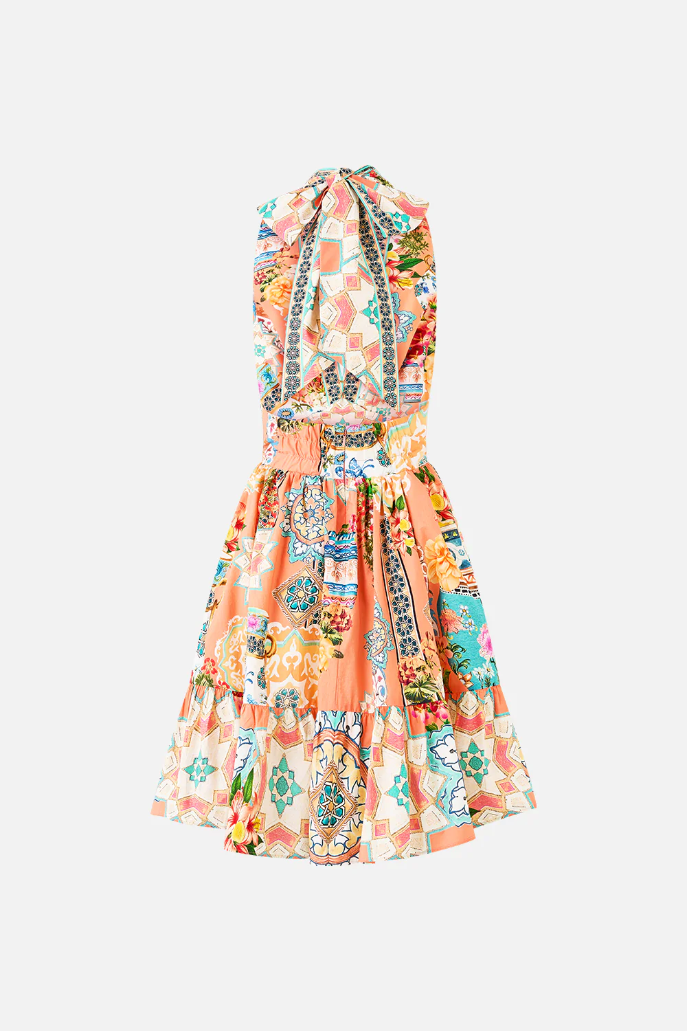 RUFFLE HEM HALTER SHORT DRESS MEET ME IN MALLORCA - Image 8