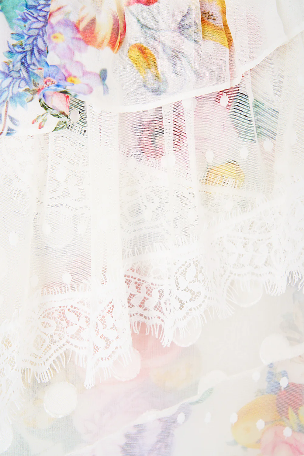 ASYMMETRIC SPLICED LACE DRESS I LEFT MY HEART IN GRANADA - Image 7