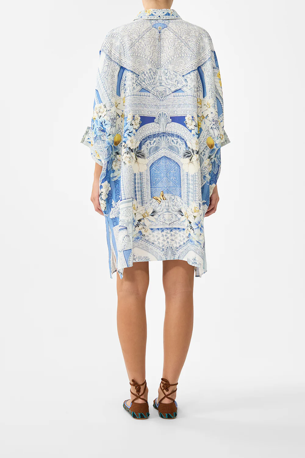 WIDE BODY COLLARED KAFTAN DE NADA GRANADA - Image 2