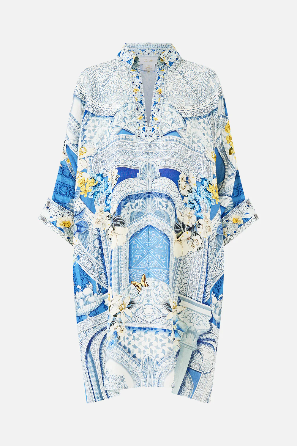 WIDE BODY COLLARED KAFTAN DE NADA GRANADA - Image 3