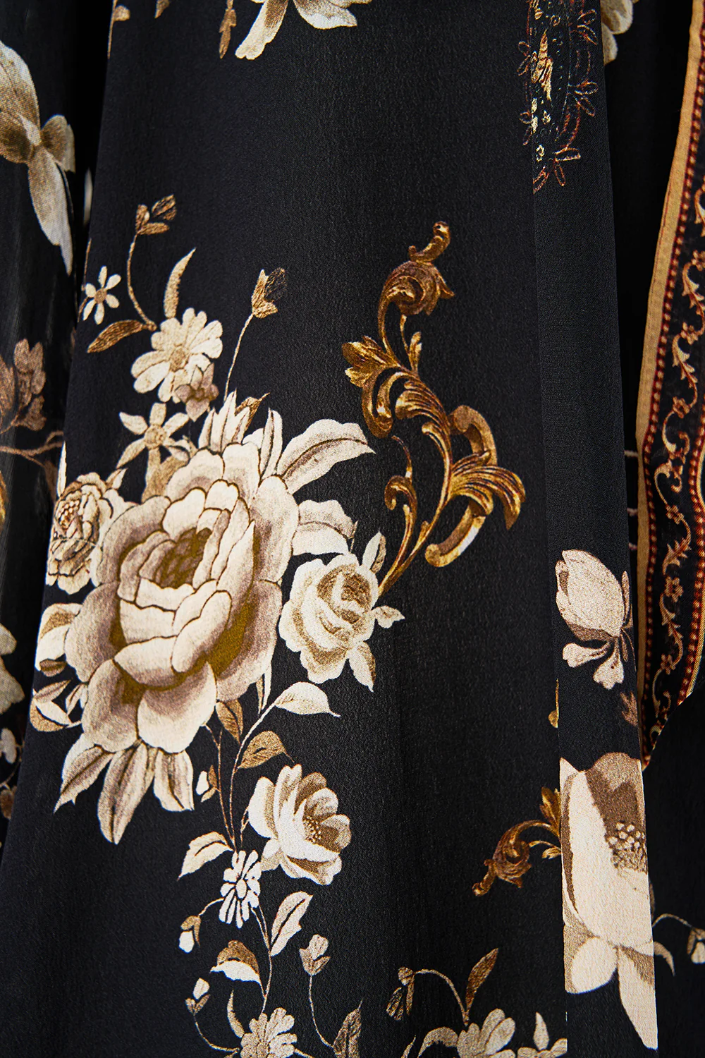 DETACHABLE PUSSY BOW RAGLAN BLOUSE FLAMENCO FOLKLORE - Image 8