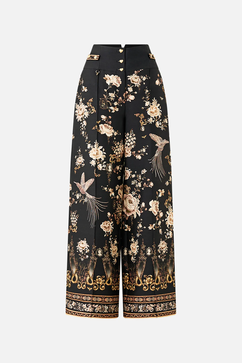 TAILORED PANT WITH WAIST BUTTON DETAIL FLAMENCO FOLKLORE - Image 3