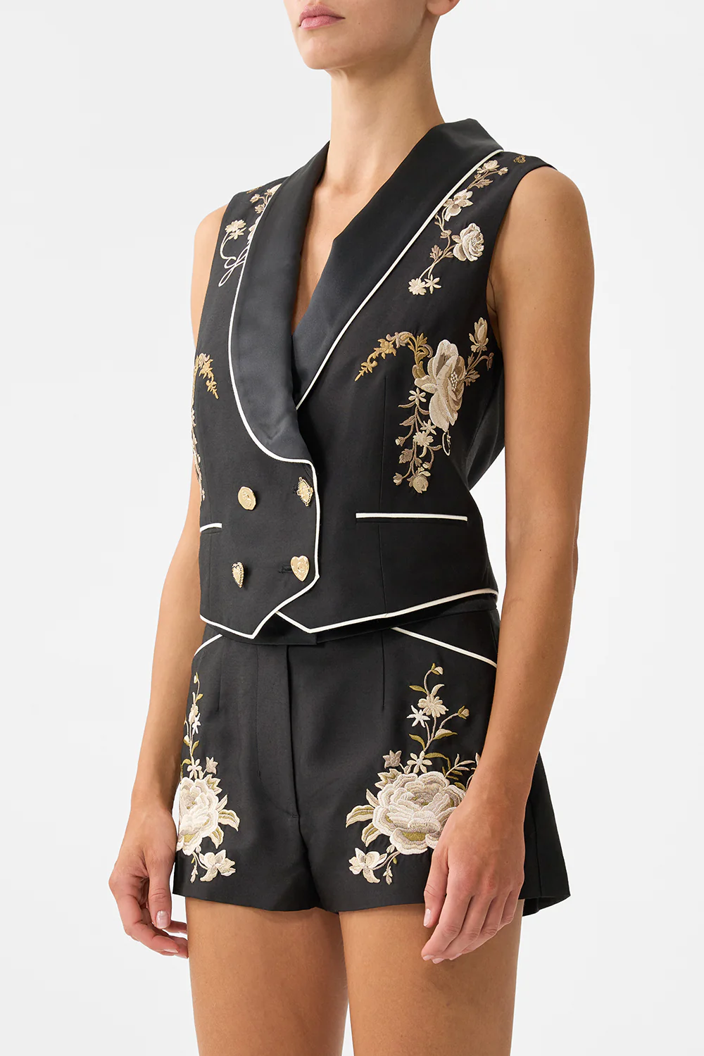 WAISTCOAT WITH BUTTON FRONT FLAMENCO FOLKLORE - Image 5