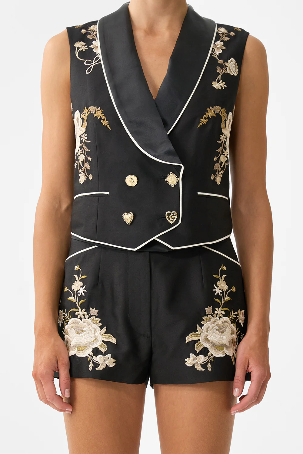 WAISTCOAT WITH BUTTON FRONT FLAMENCO FOLKLORE - Image 6