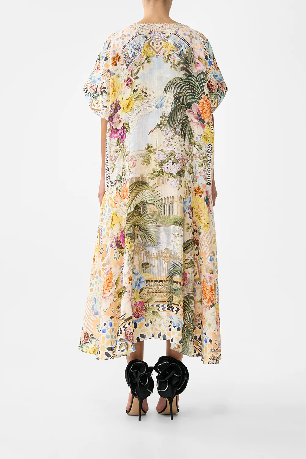 V NECK KAFTAN WITH DROP WAIST THE ARCHITECTS OF ALCÁZAR - Image 2