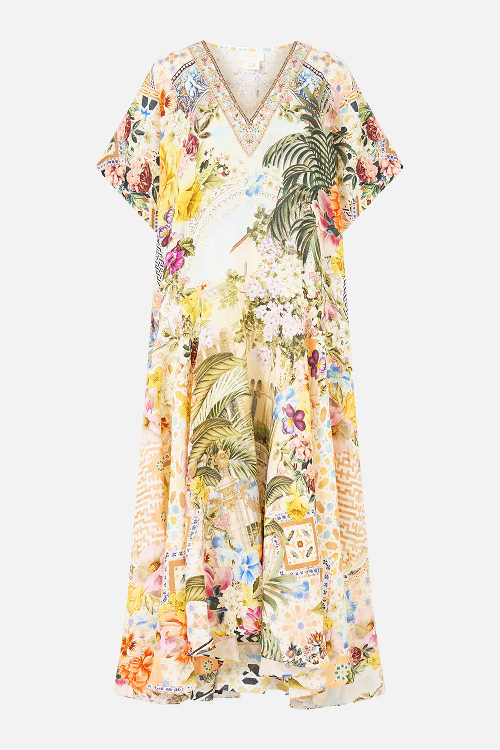 V NECK KAFTAN WITH DROP WAIST THE ARCHITECTS OF ALCÁZAR - Image 3