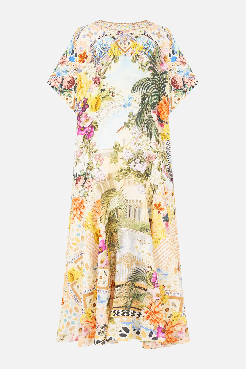 V NECK KAFTAN WITH DROP WAIST THE ARCHITECTS OF ALCÁZAR - Image 7