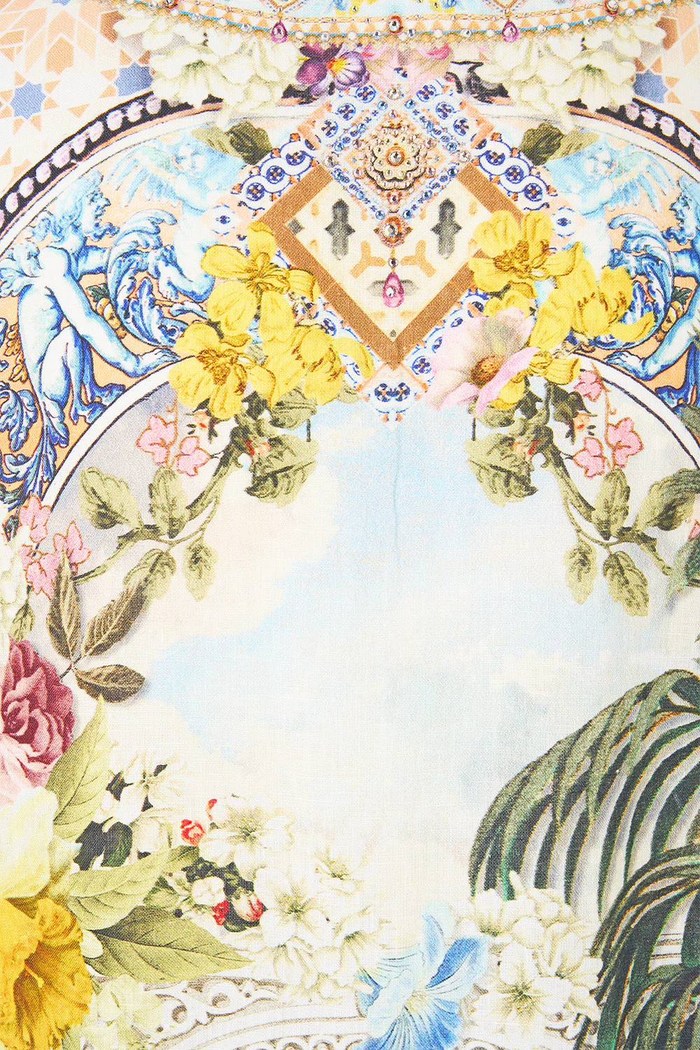 V NECK KAFTAN WITH DROP WAIST THE ARCHITECTS OF ALCÁZAR - Image 8