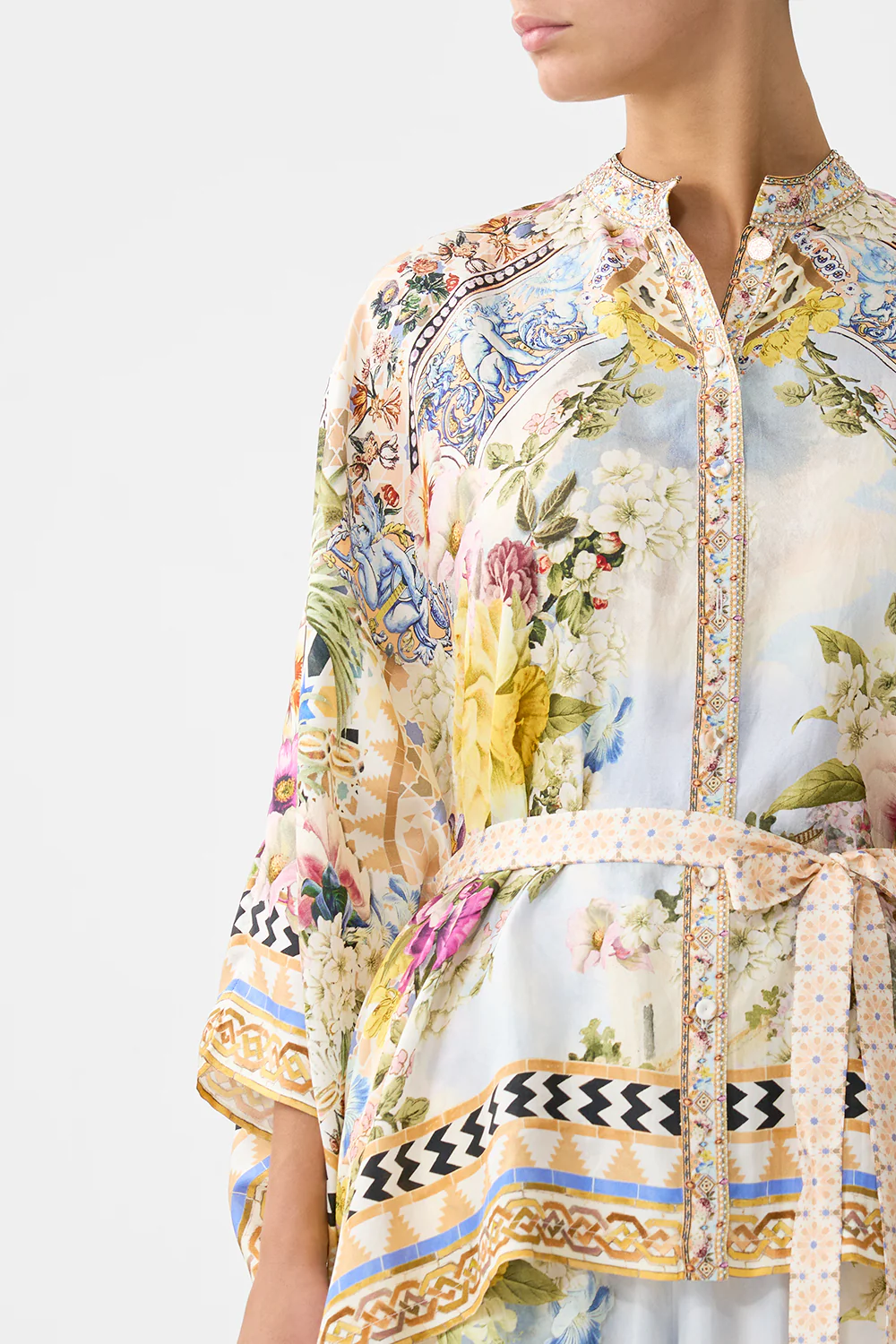 BUTTON THROUGH SCARF BLOUSE THE ARCHITECTS OF ALCÁZAR - Image 6
