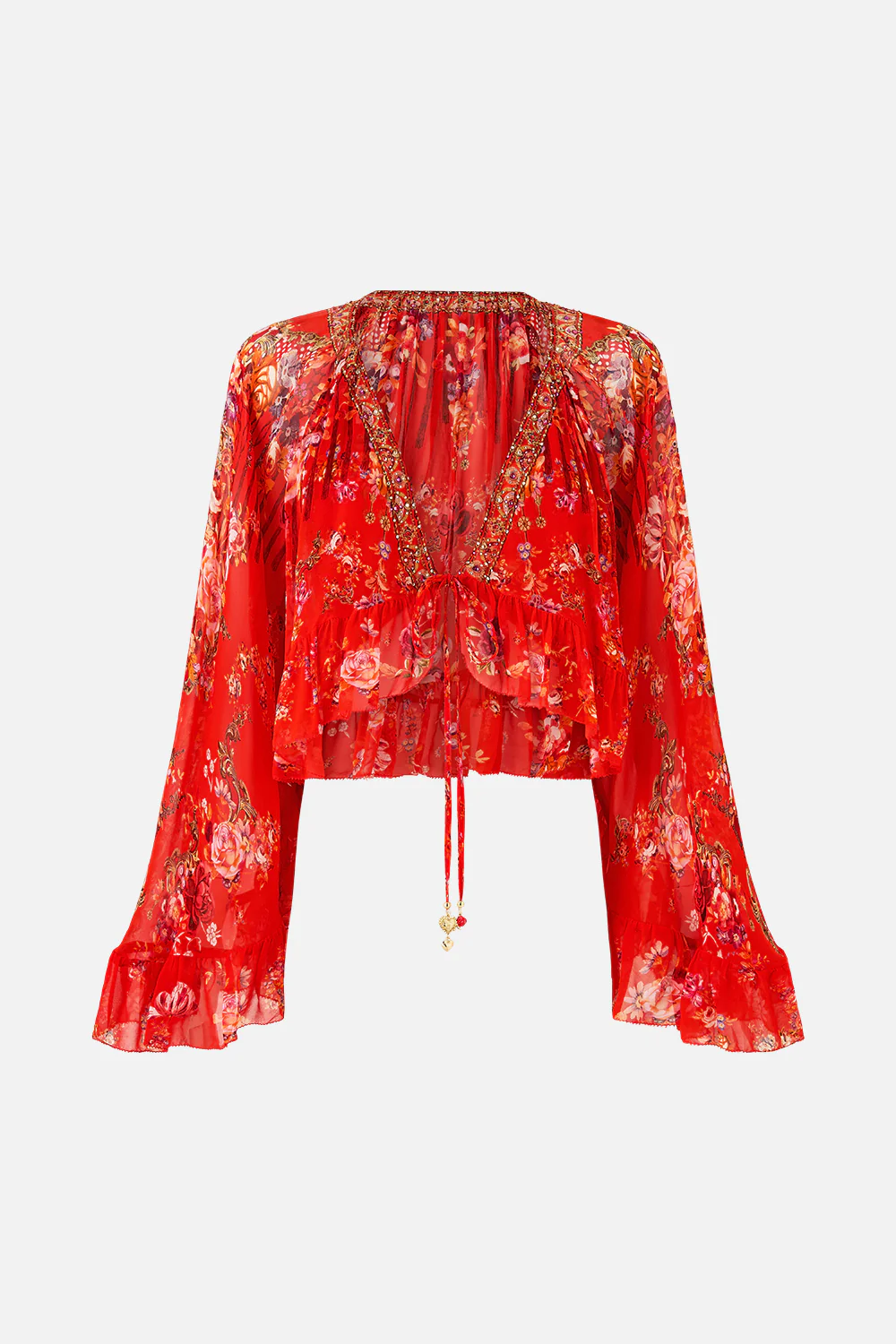 CROP RUFFLE TOP OLÉ OLÉ - Image 3