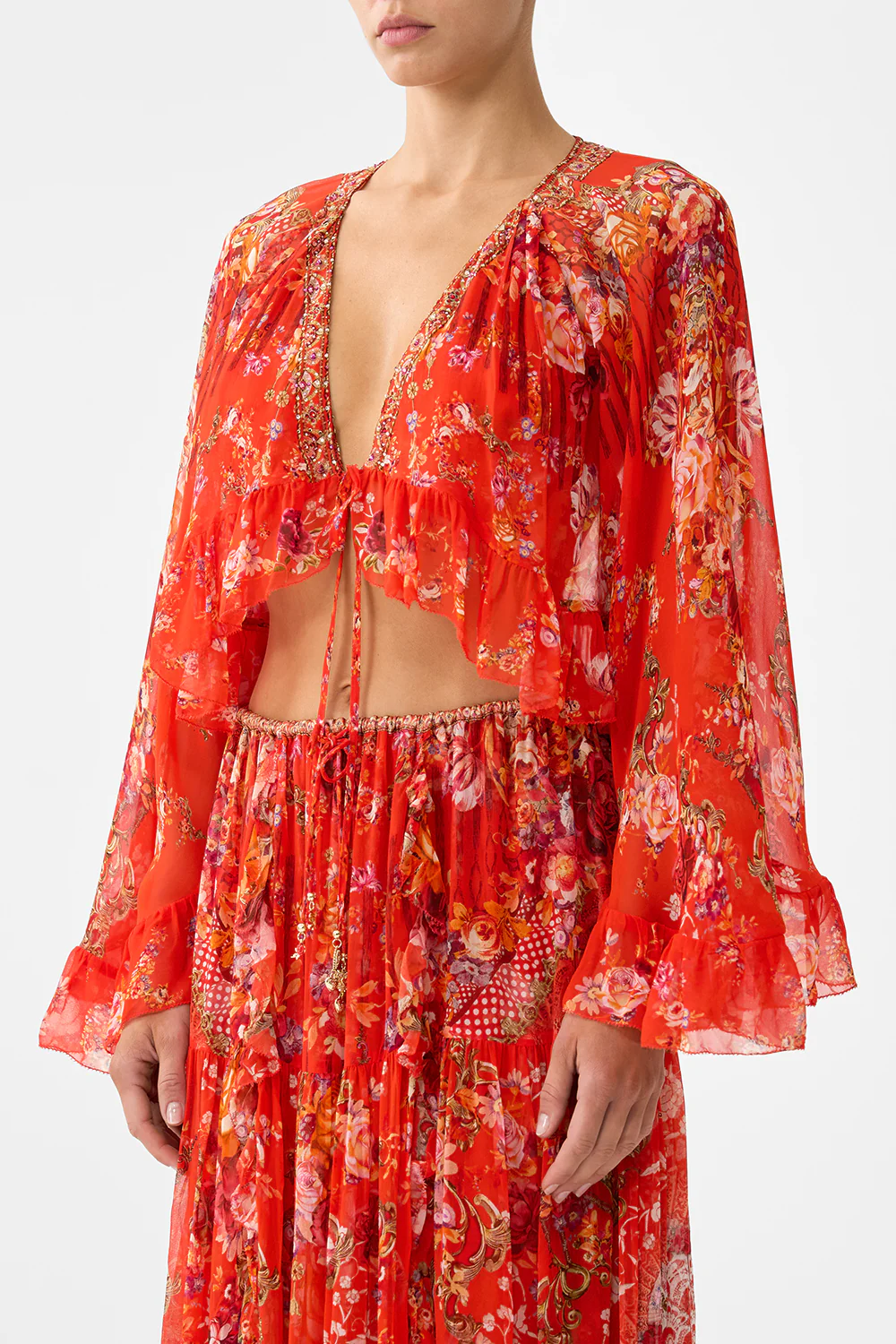 CROP RUFFLE TOP OLÉ OLÉ - Image 5