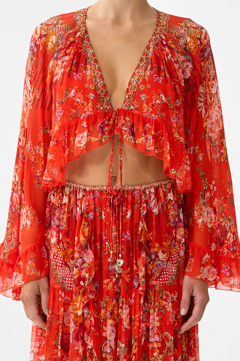CROP RUFFLE TOP OLÉ OLÉ - Image 6