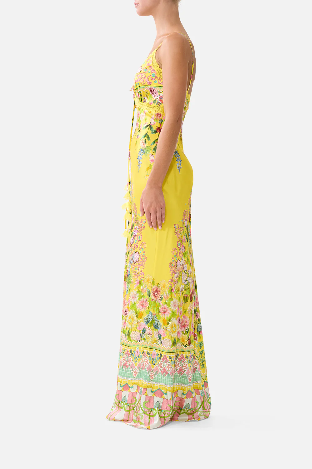 BIAS SLIP DRESS WITH LACE EDGE DETAIL LADY LIMONADA - Image 4