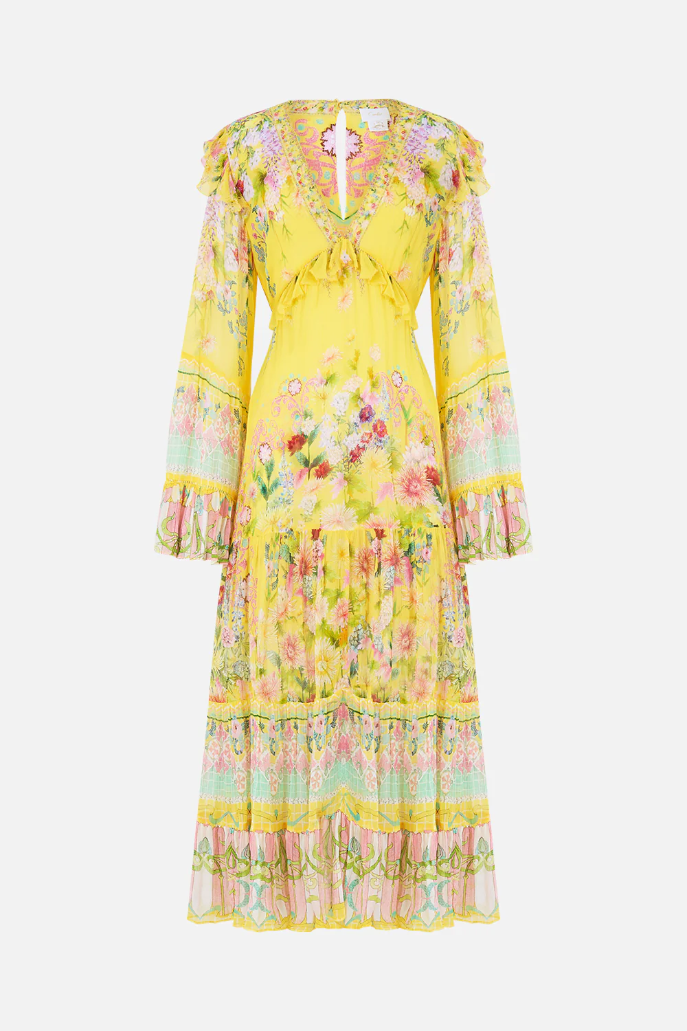 TIERED MIDI DRESS WITH WAIST RUFFLE DETAIL LADY LIMONADA - Image 3