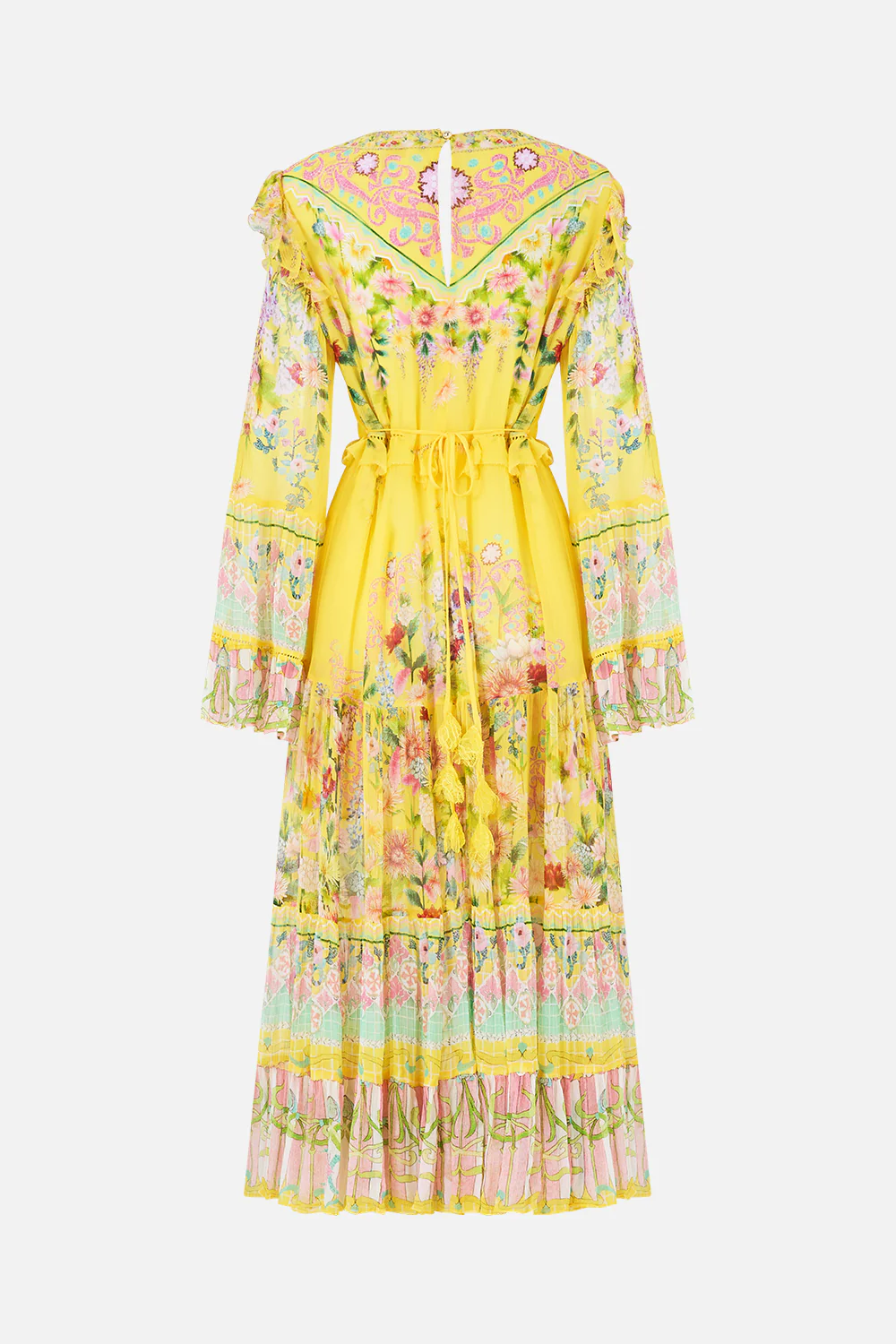 TIERED MIDI DRESS WITH WAIST RUFFLE DETAIL LADY LIMONADA - Image 6