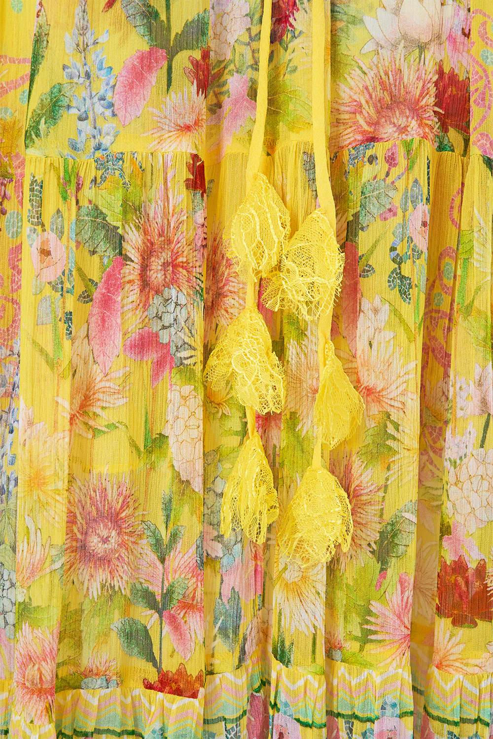 TIERED MIDI DRESS WITH WAIST RUFFLE DETAIL LADY LIMONADA - Image 7