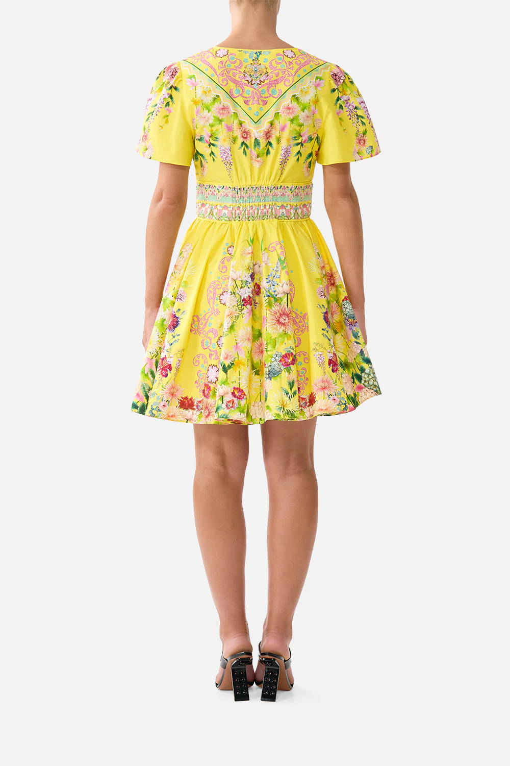 DEEP V MINI DRESS WITH TIES LADY LIMONADA - Image 2