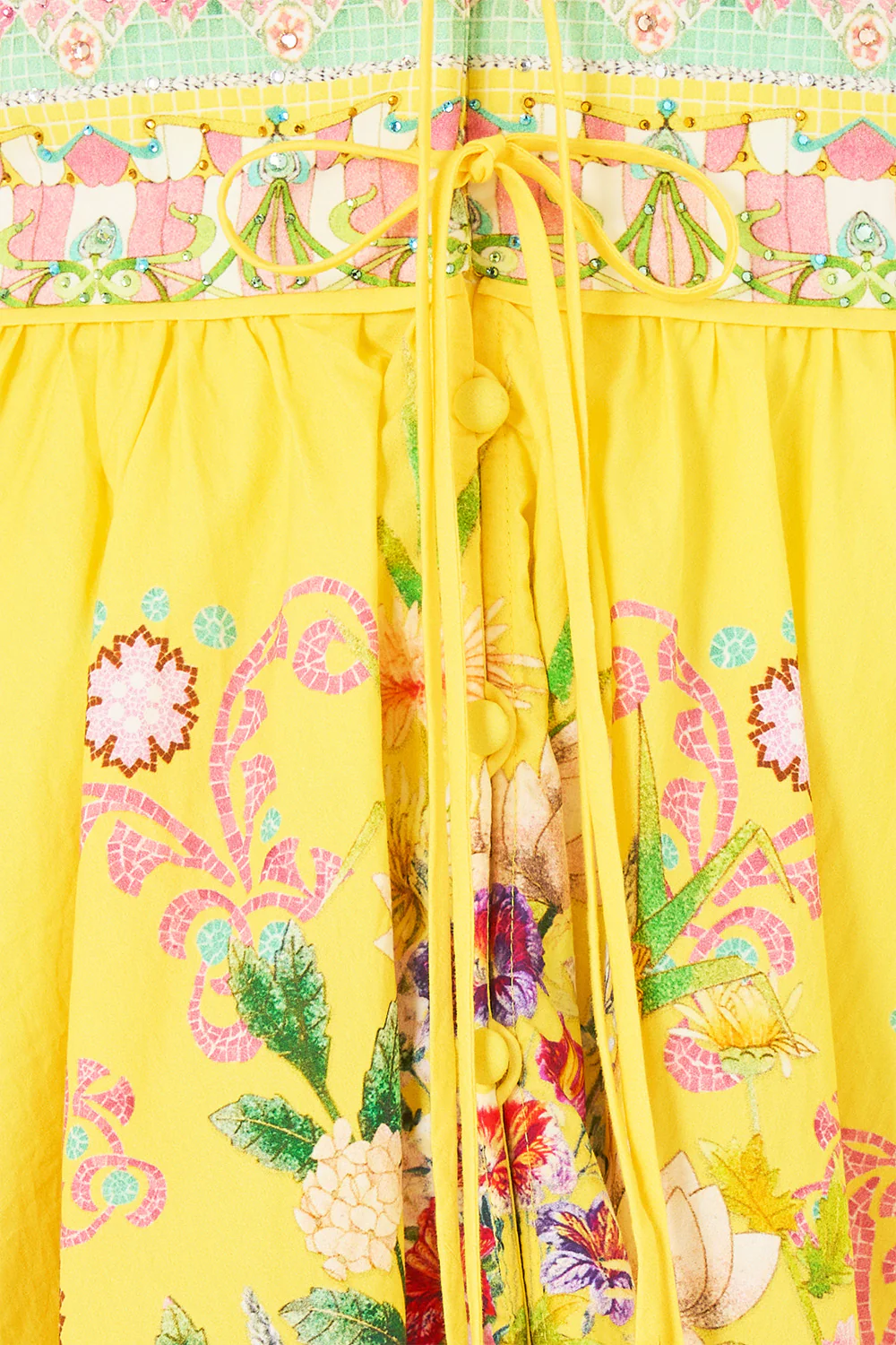 DEEP V MINI DRESS WITH TIES LADY LIMONADA - Image 7