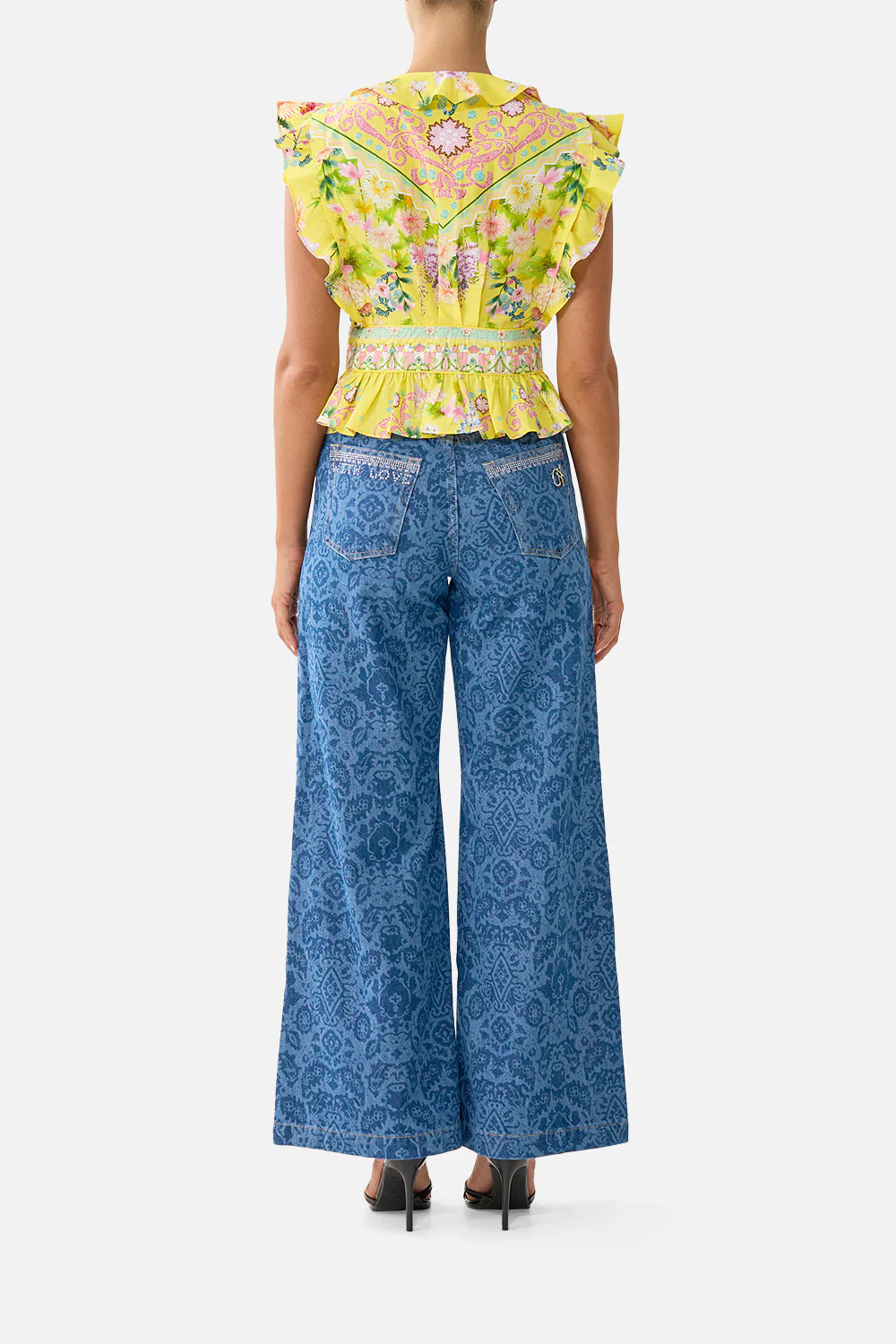 TIE FRONT TOP WITH RUFFLES LADY LIMONADA - Image 2