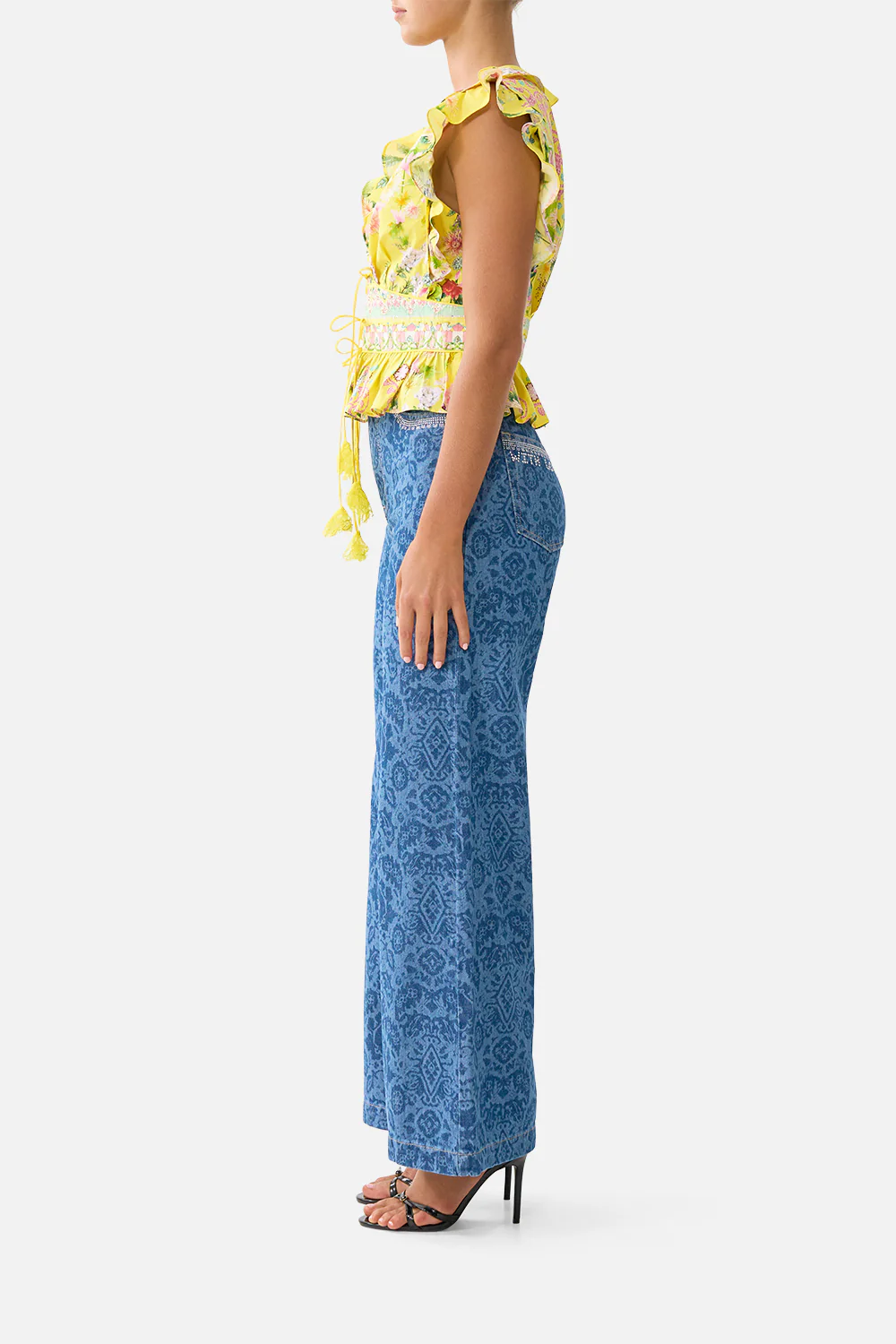 TIE FRONT TOP WITH RUFFLES LADY LIMONADA - Image 4