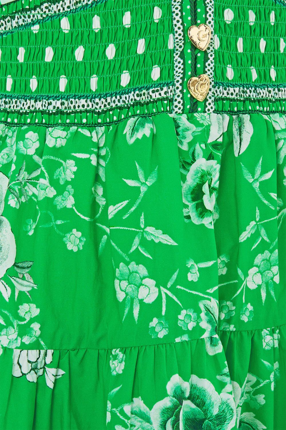 TIERED SHORT DRESS WITH NECK FRILL SACROMONTE SEÑORITA - Image 7