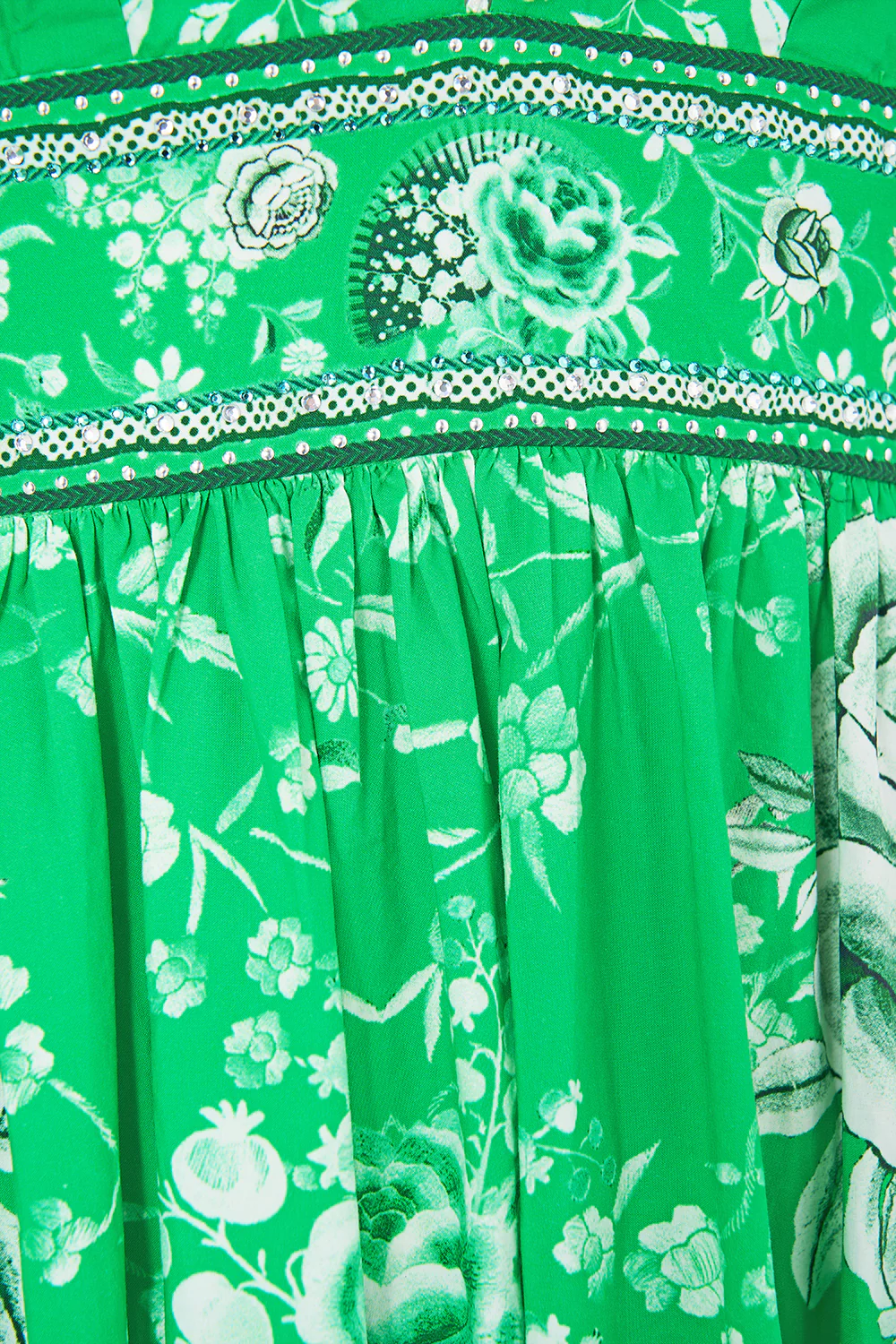 WAISTED MIDI DRESS WITH SHOULDER TIES SACROMONTE SEÑORITA - Image 7