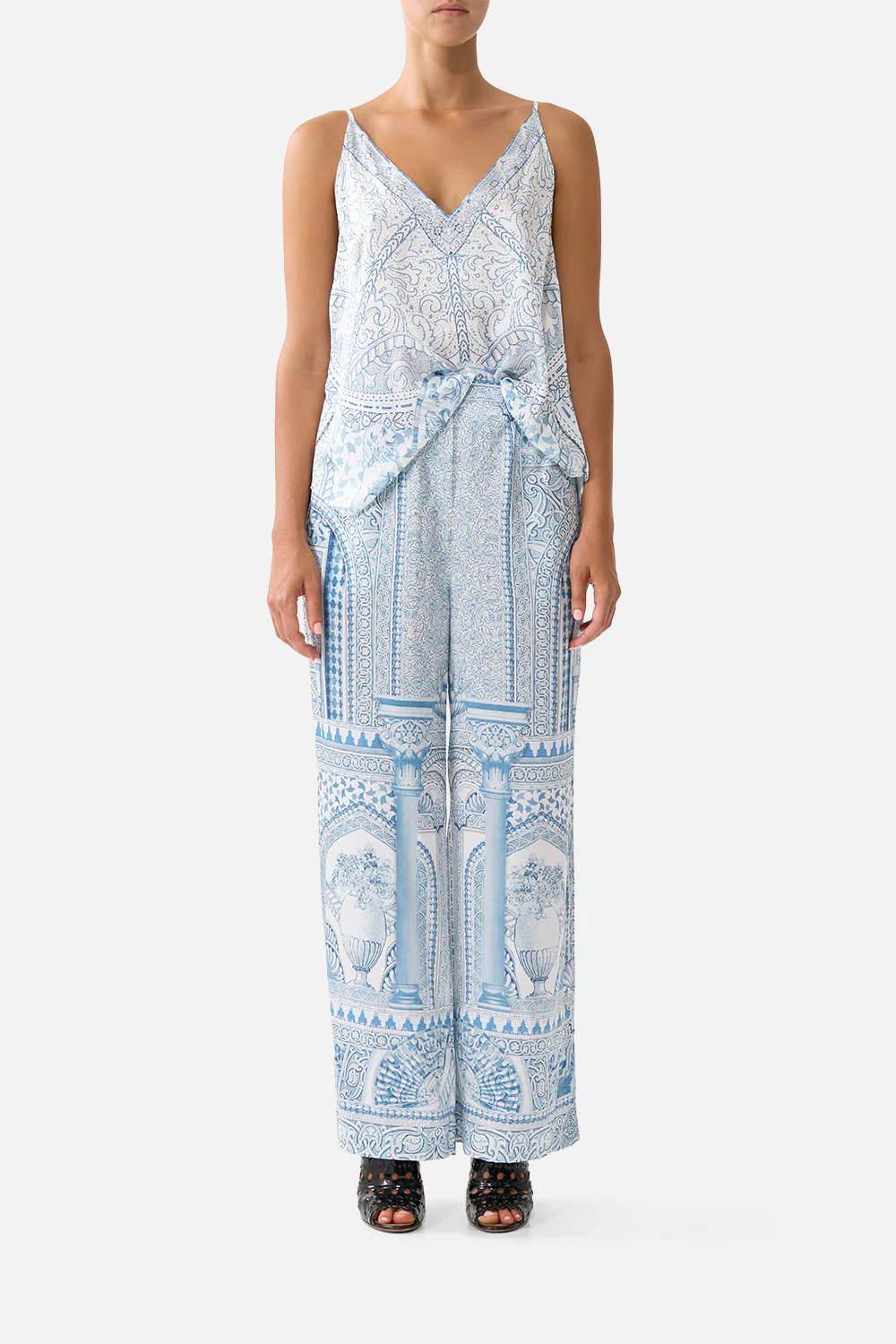 BUTTON FRONT LOUNGE PANT THE HUM OF THE ALHAMBRA