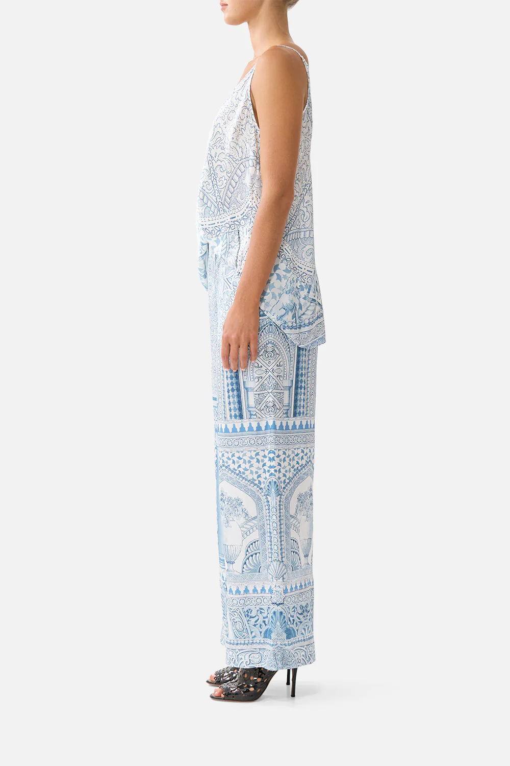 BUTTON FRONT LOUNGE PANT THE HUM OF THE ALHAMBRA - Image 4