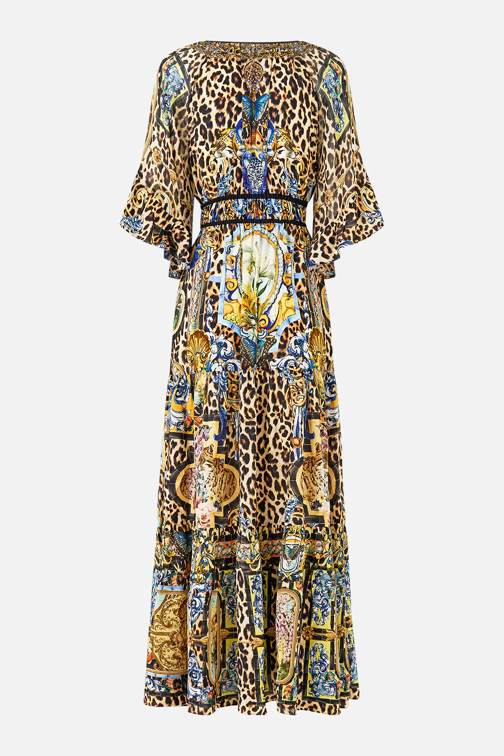 RUFFLE SLEEVE LONG DRESS SEVILLIAN STYLE - Image 7