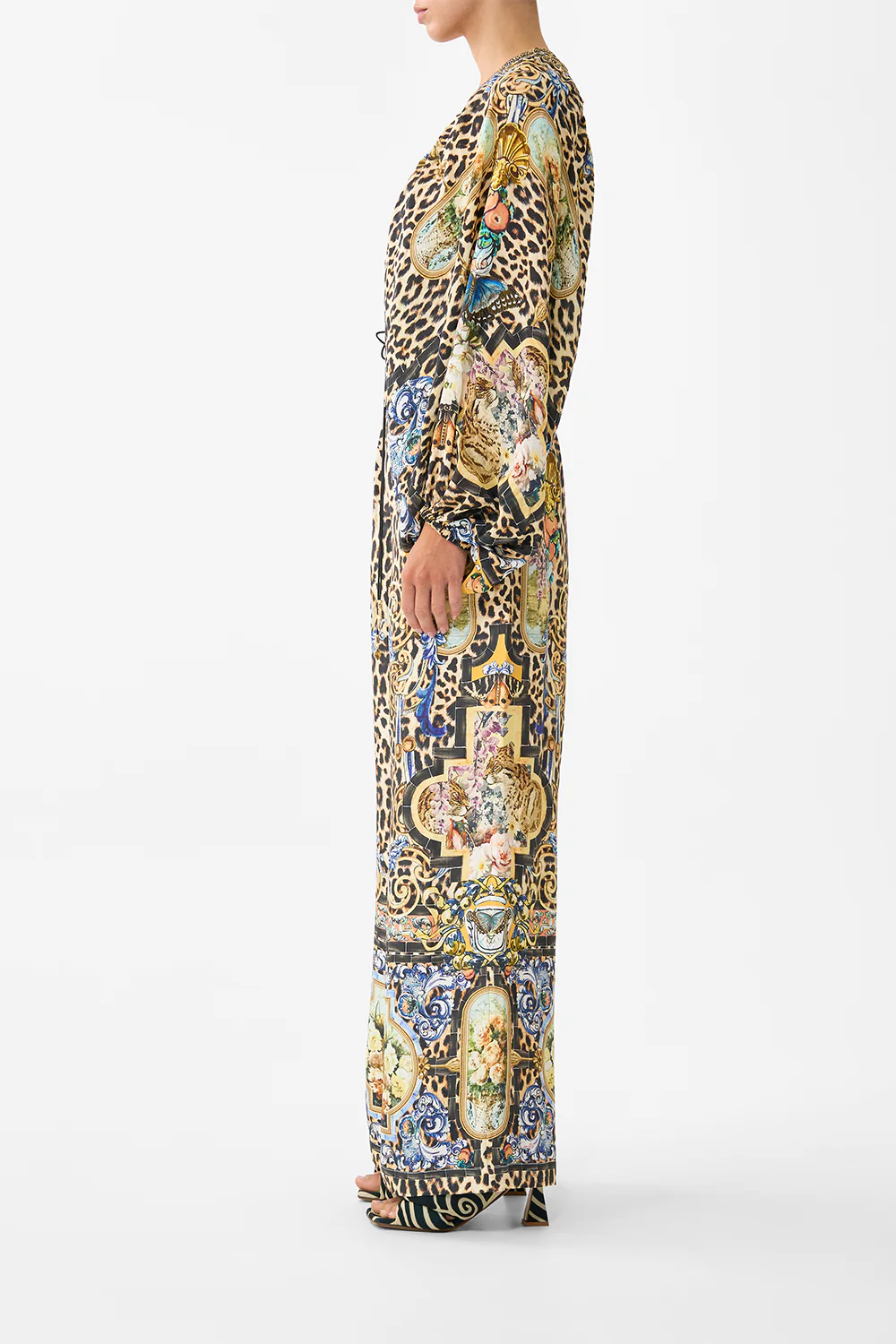 BUTTON FRONT LOUNGE PANT SEVILLIAN STYLE - Image 4
