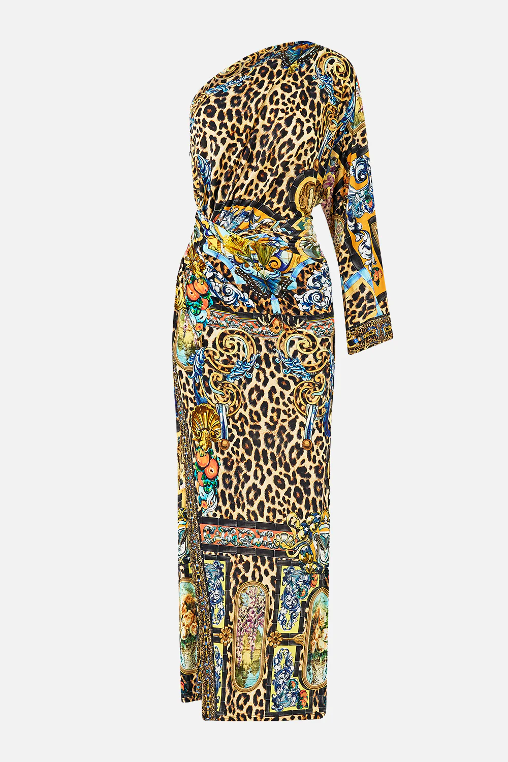 ONE SHOULDER JERSEY DRESS SEVILLIAN STYLE - Image 3